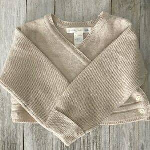 Pottery Barn Kids Cream Buttoned Sweater